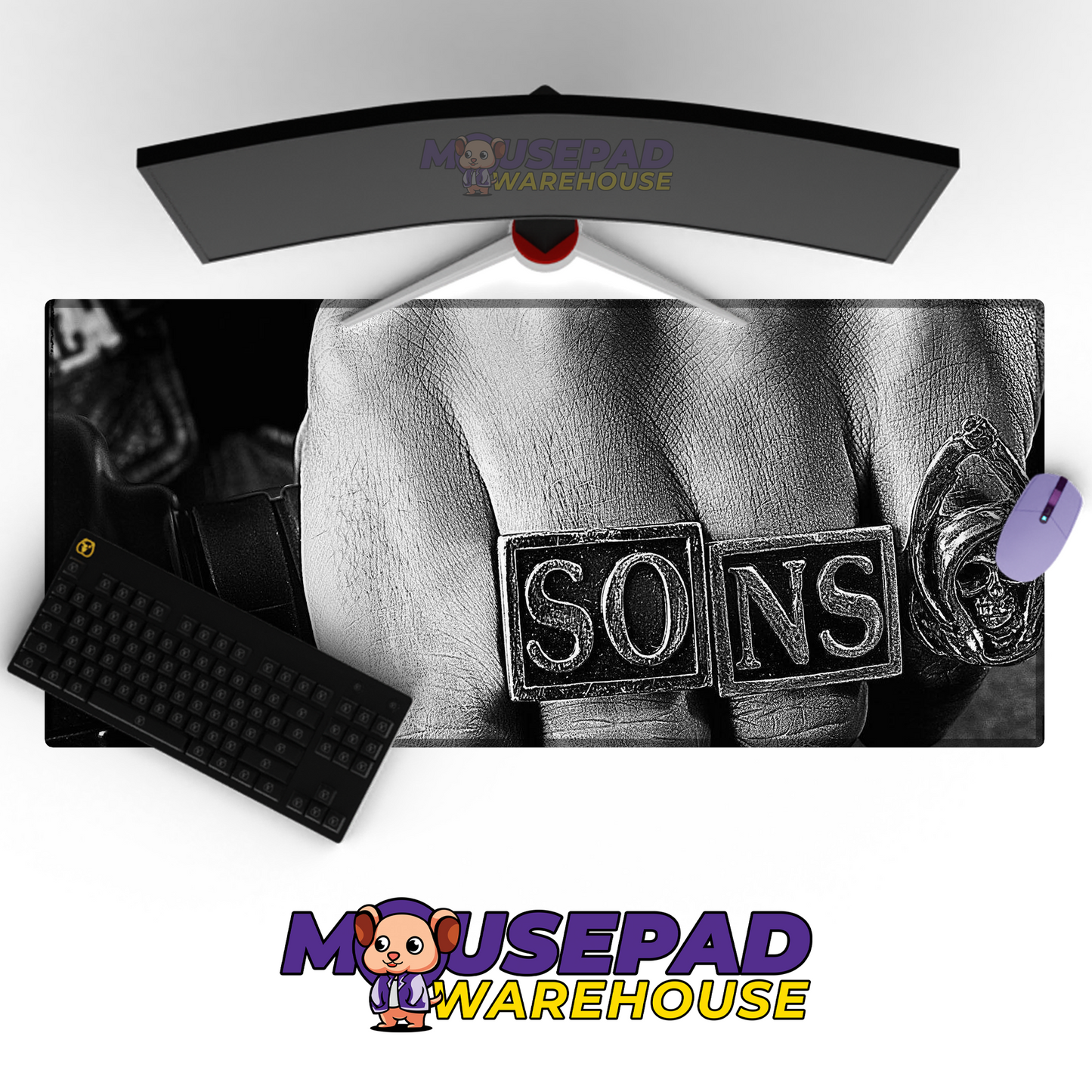 Sons of Anarchy V8 Mousepad Mockup