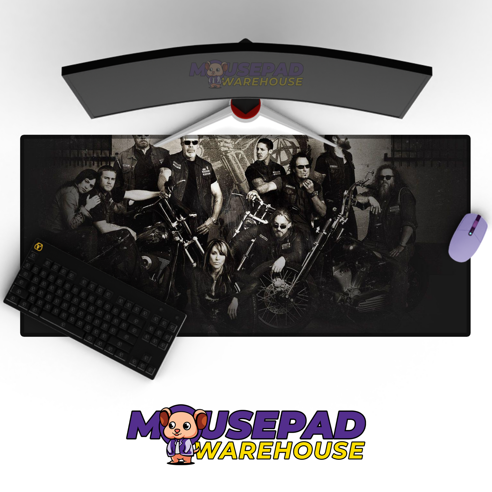 Sons of Anarchy V9 Mousepad Mockup