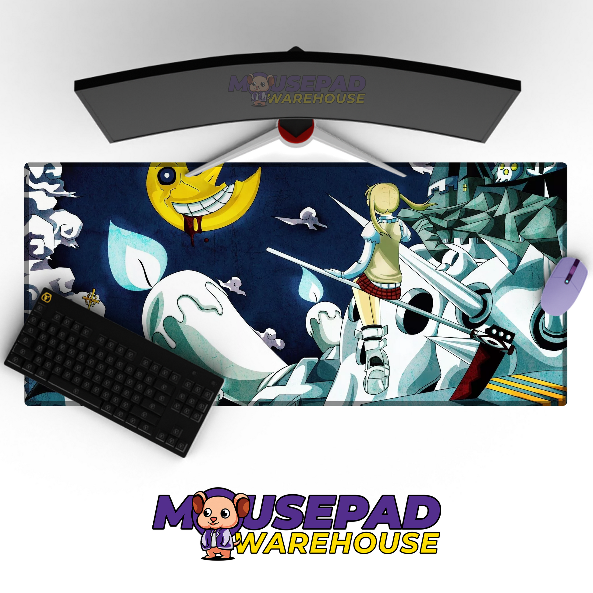 Soul Eater V10 Mousepad Mockup