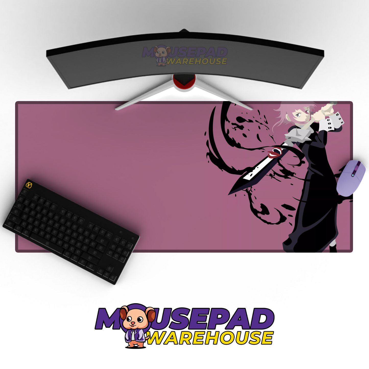 Soul Eater V13 Mousepad Mockup