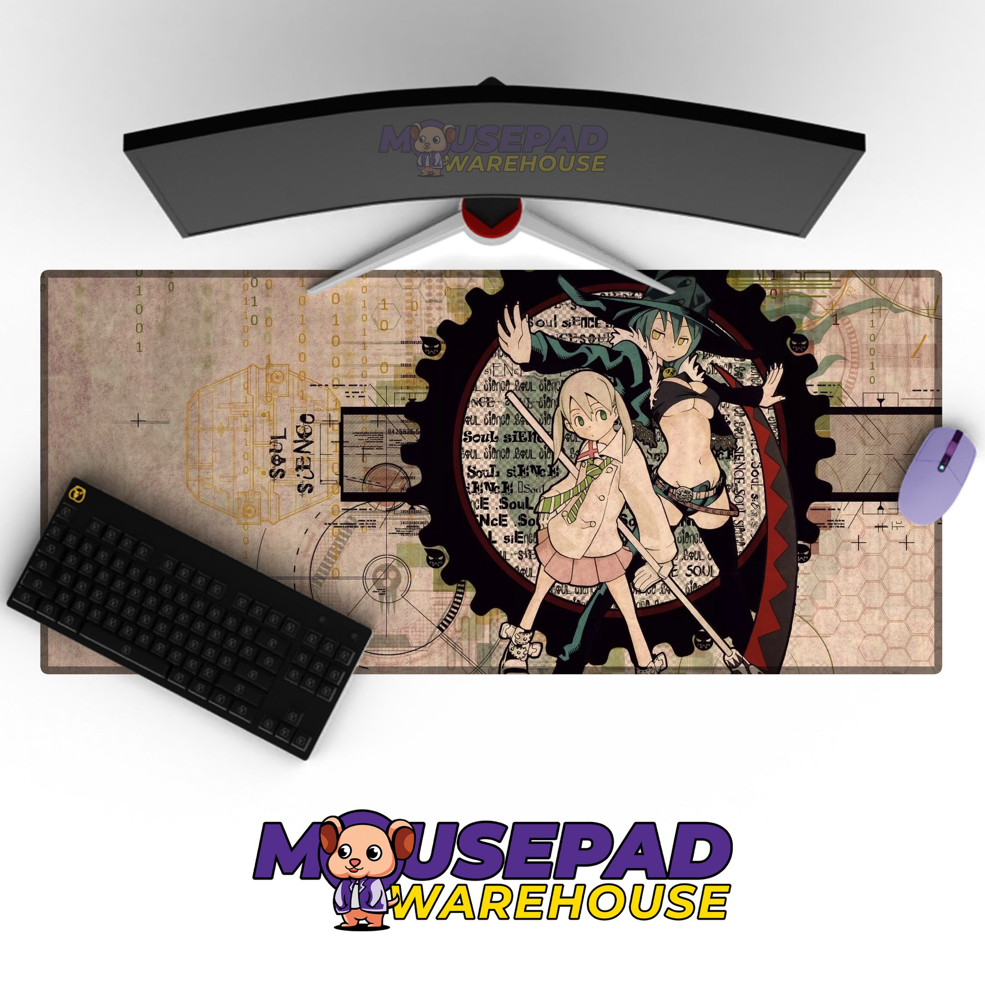 Soul Eater V16 Mousepad Mockup