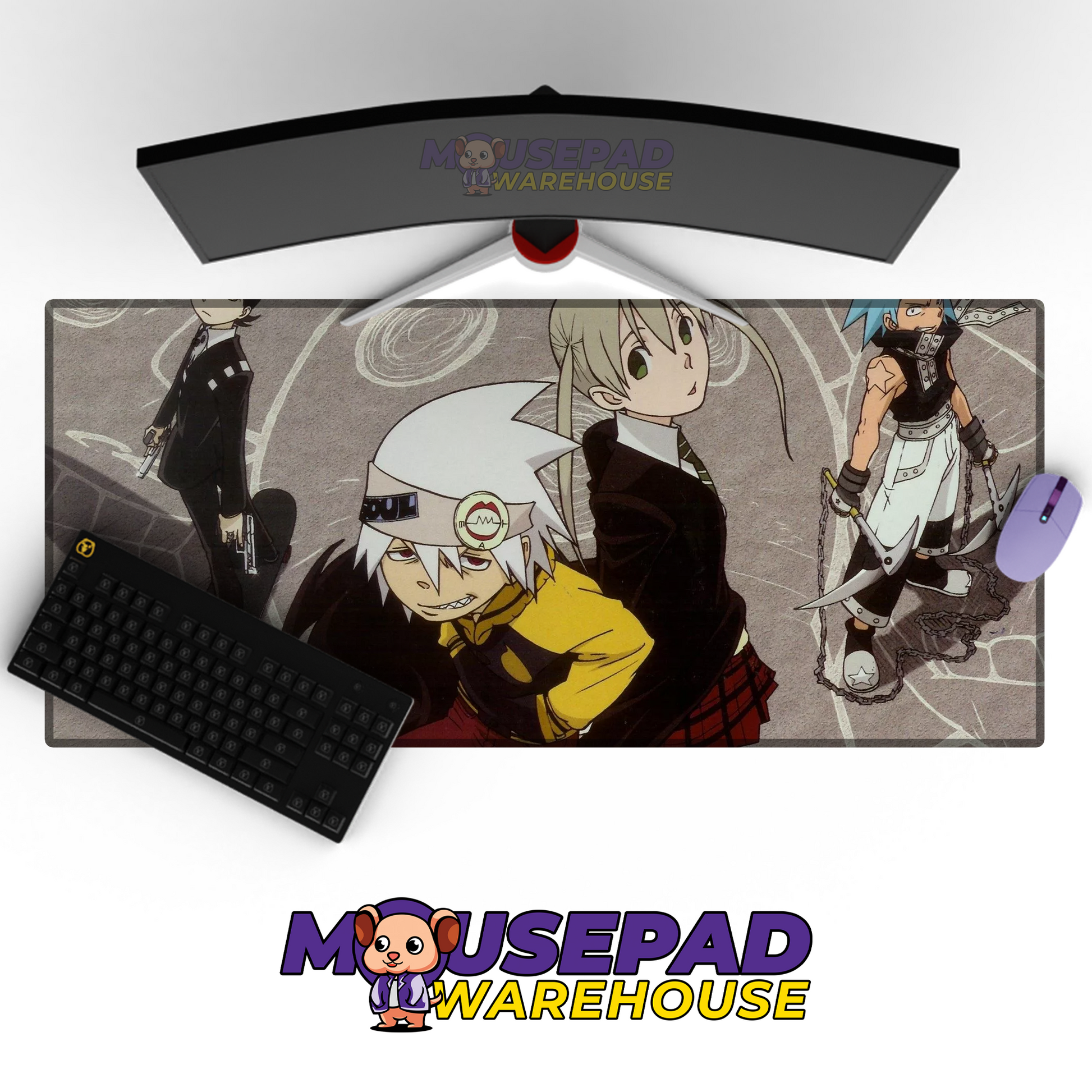 Soul Eater V19 Mousepad Mockup