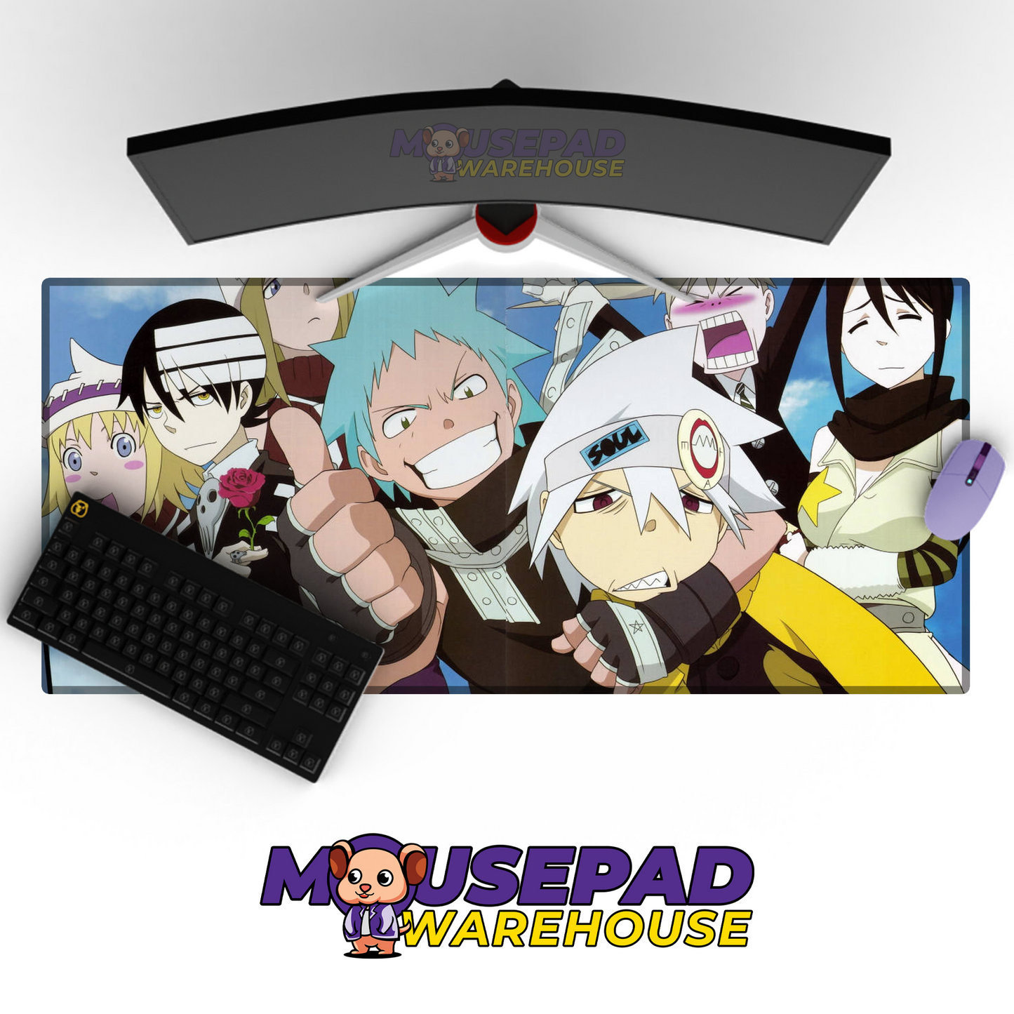 Soul Eater V1 Mousepad Mockup