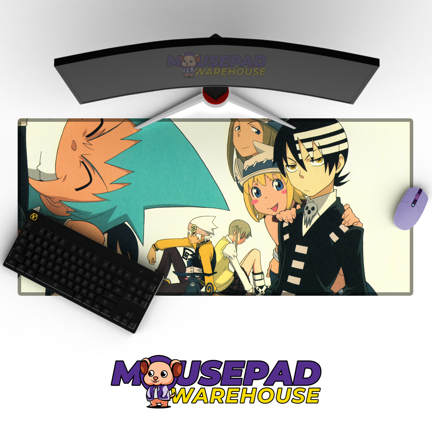 Soul Eater V25 Mousepad Mockup