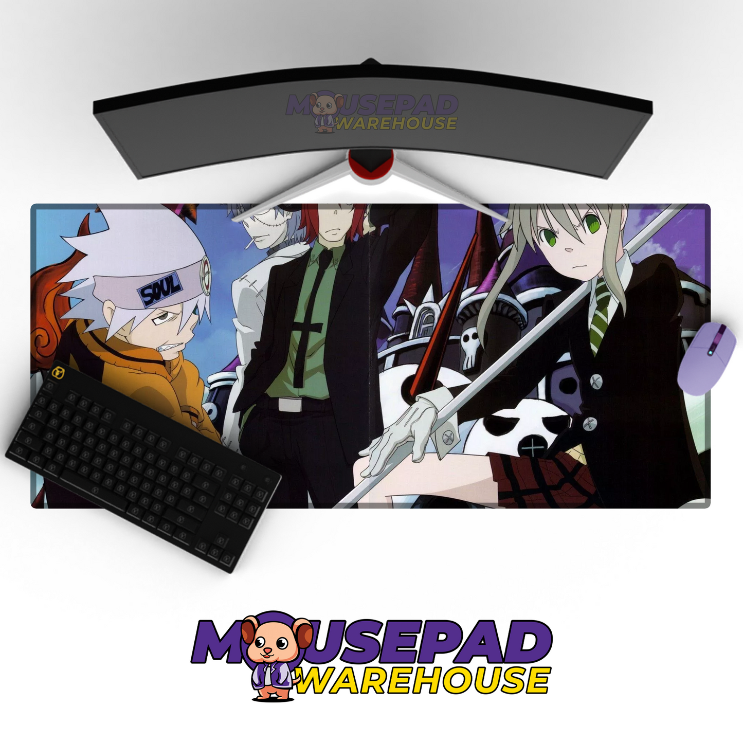Soul Eater V34 Mousepad Mockup