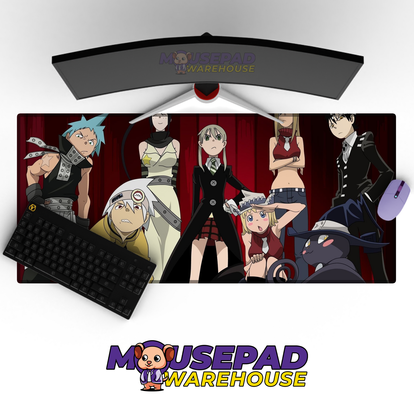 Soul Eater V35 Mousepad Mockup
