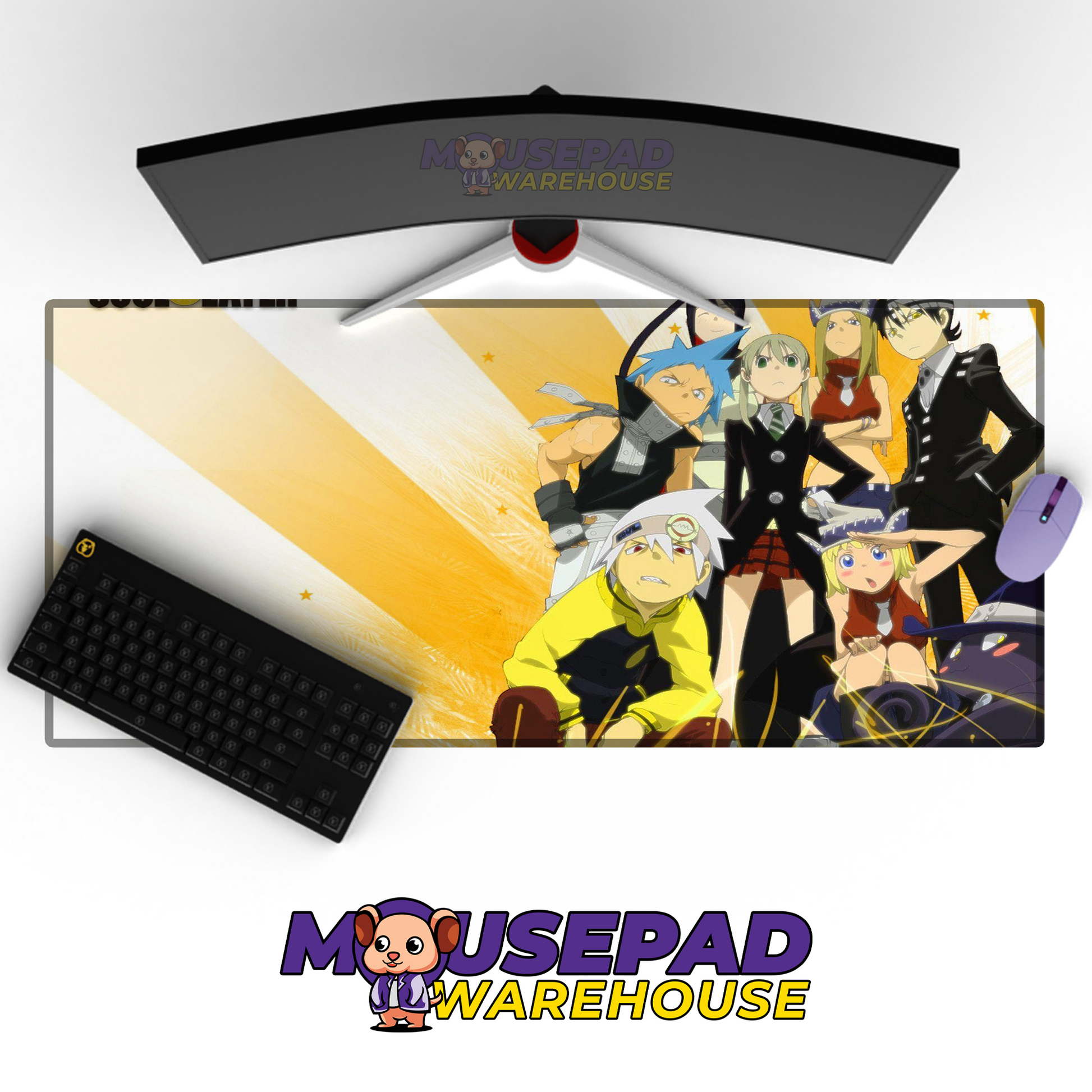 Soul Eater V36 Mousepad Mockup