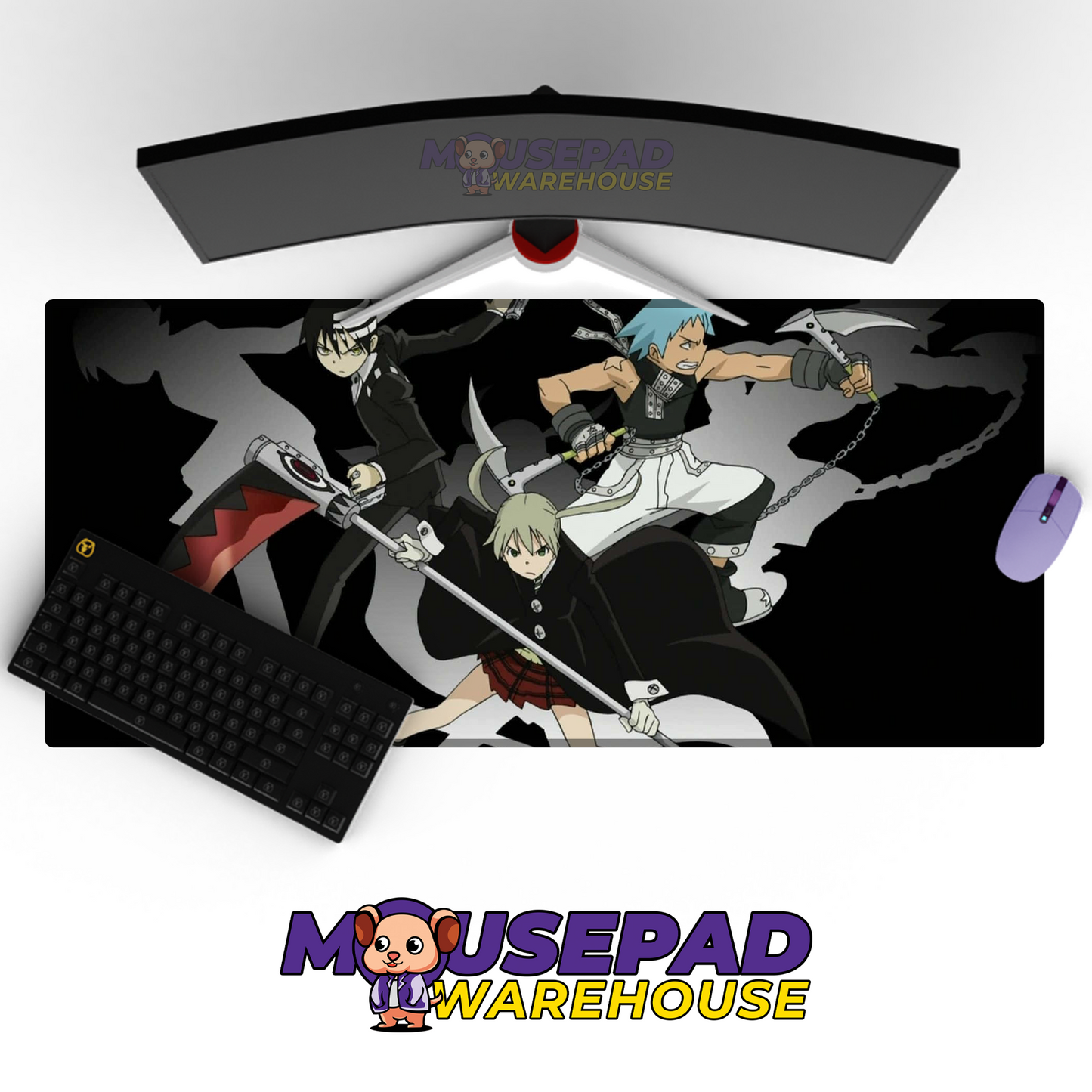 Soul Eater V37 Mousepad Mockup