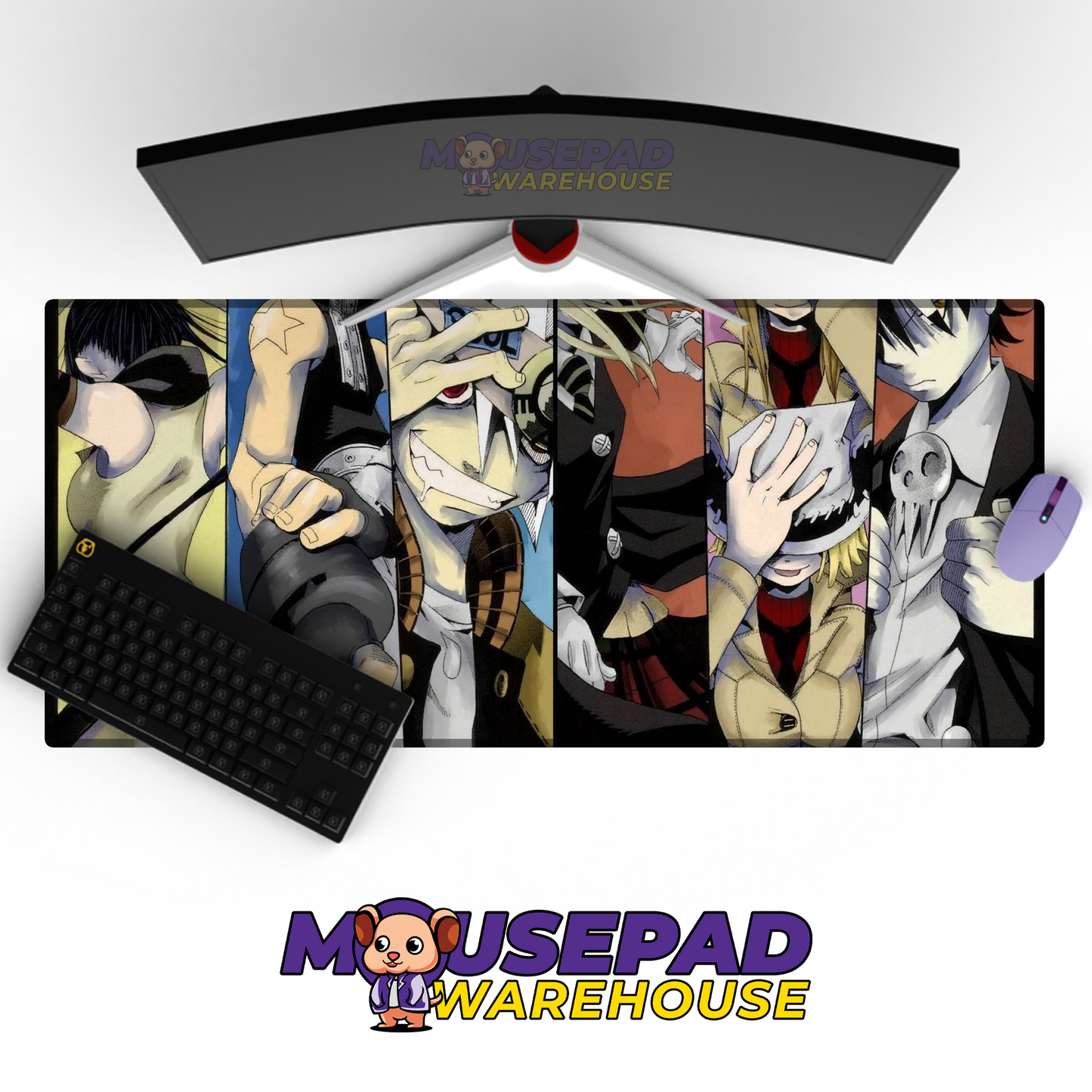 Soul Eater V39 Mousepad Mockup