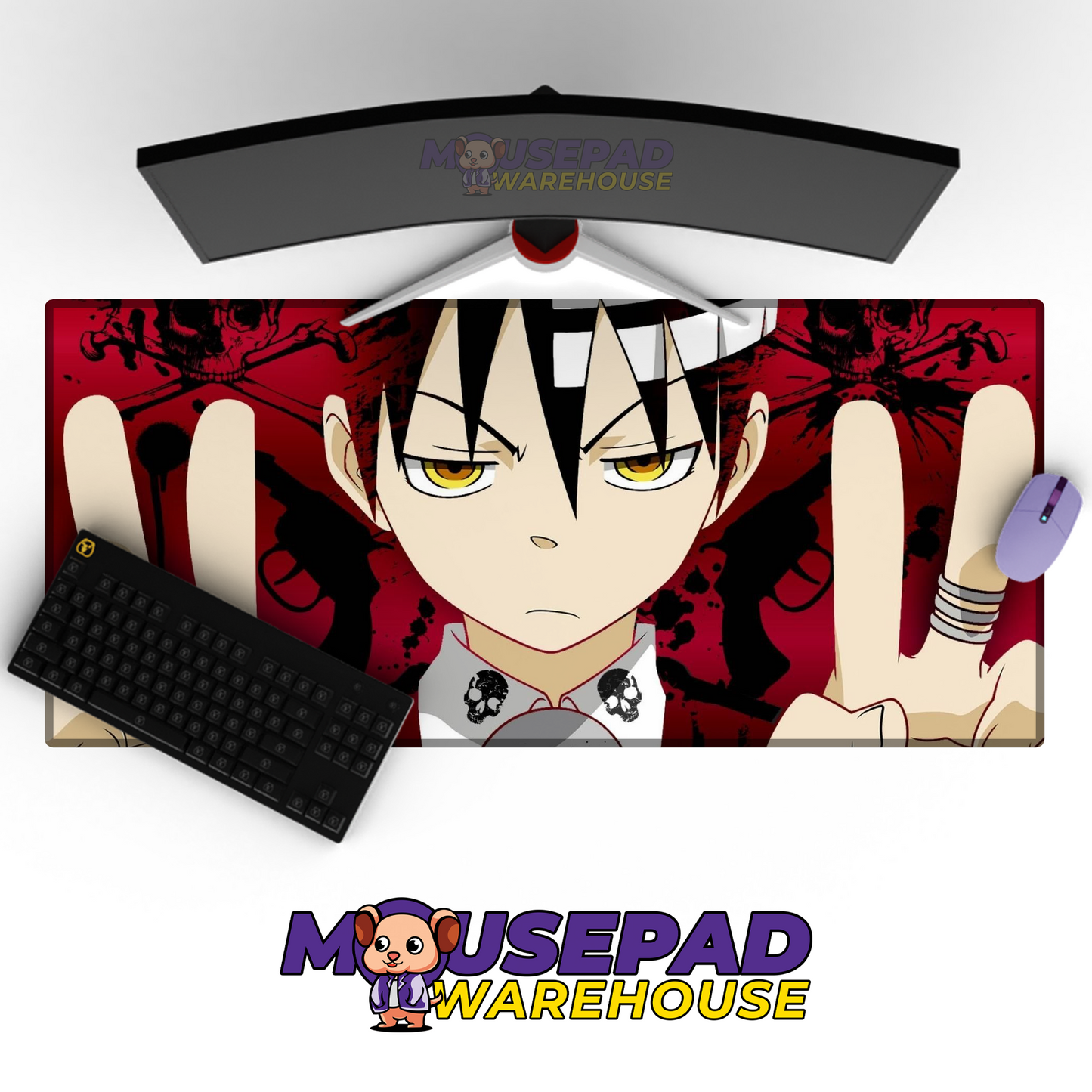 Soul Eater V42 Mousepad Mockup