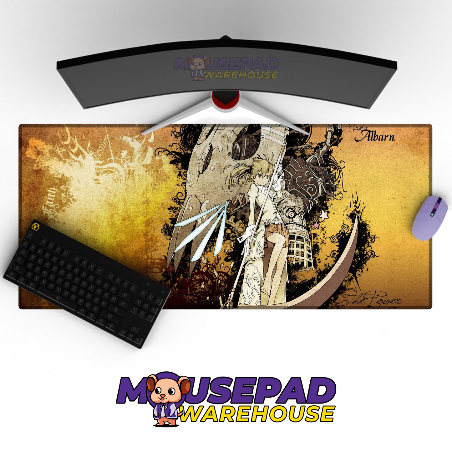 Soul Eater V44 Mousepad Mockup
