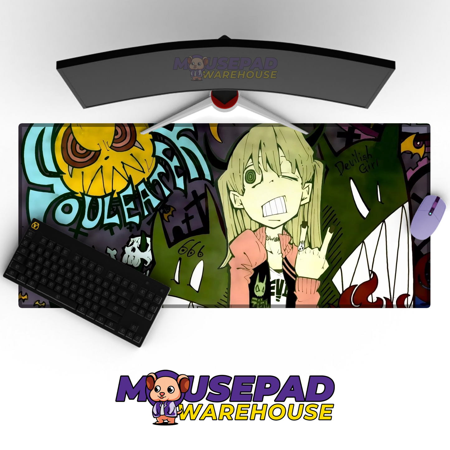Soul Eater V45 Mousepad Mockup