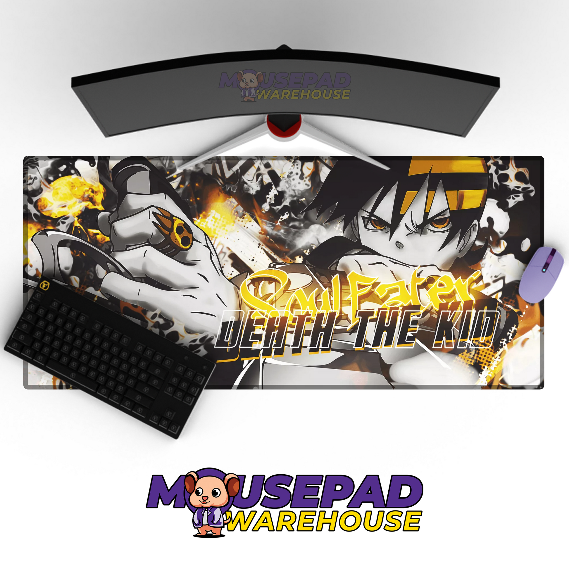 Soul Eater V47 Mousepad Mockup
