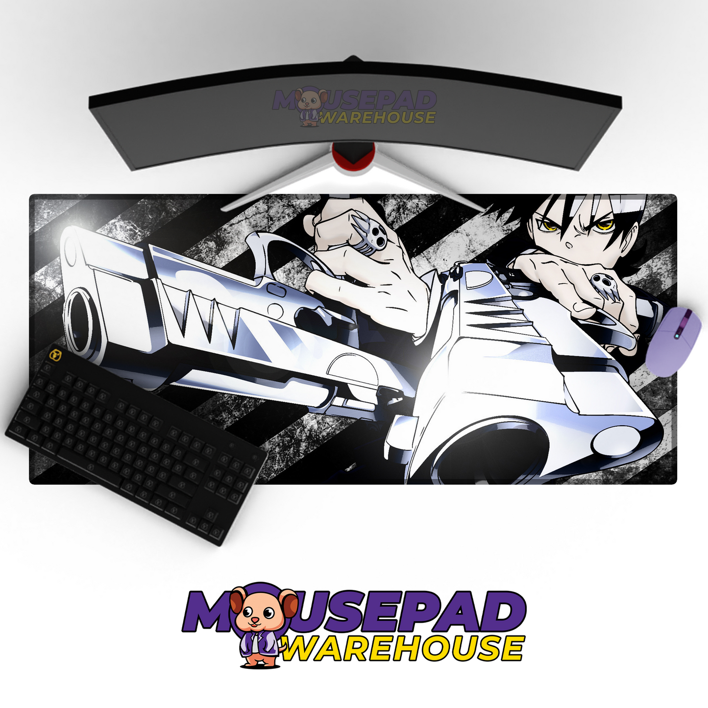Soul Eater V59 Mousepad Mockup