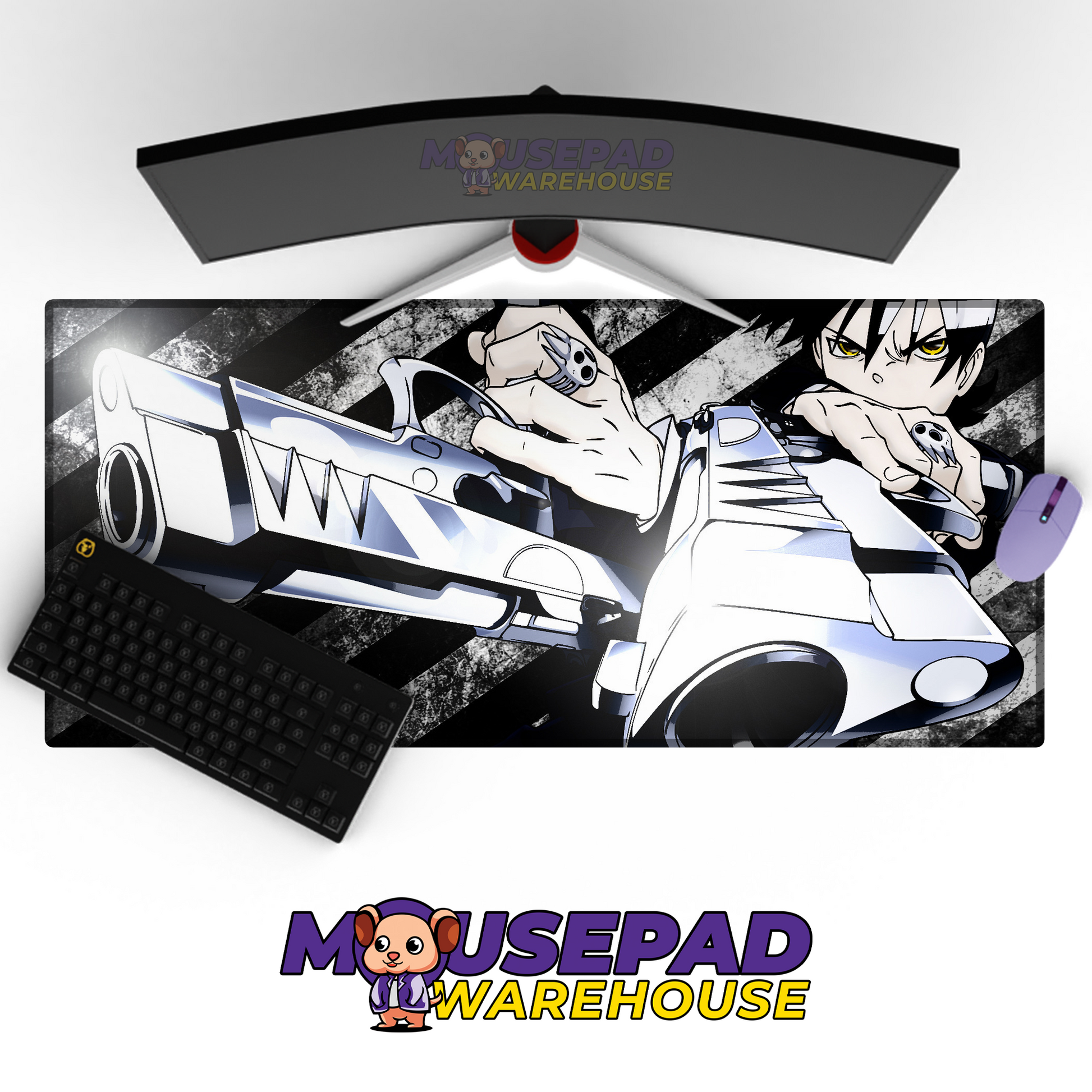 Soul Eater V59 Mousepad Mockup