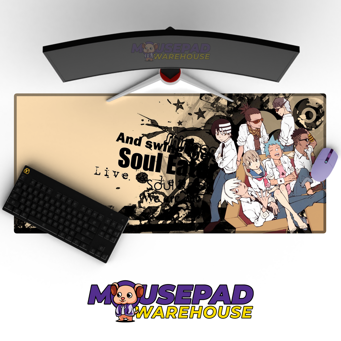 Soul Eater V7 Mousepad Mockup