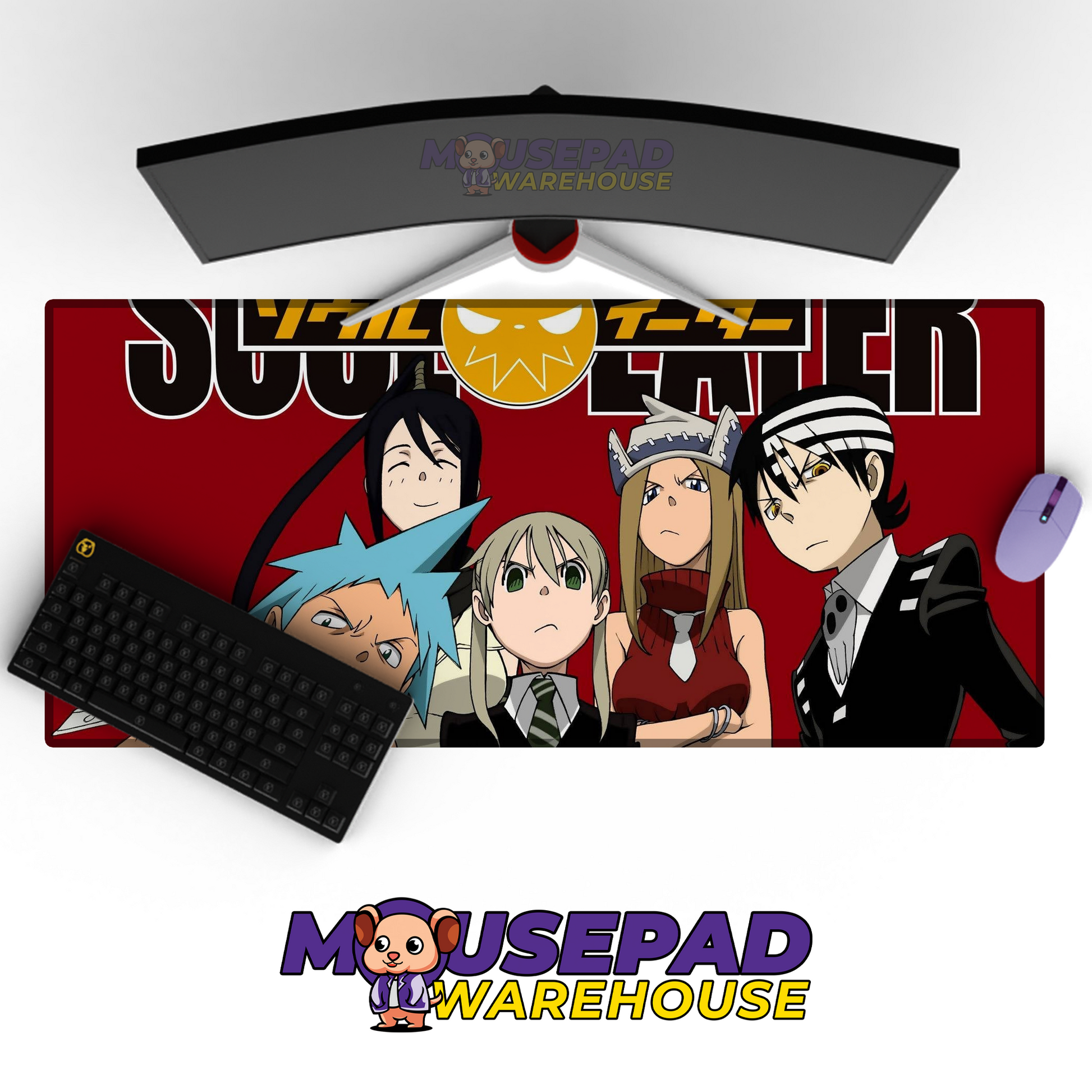 Soul Eater V8 Mousepad Mockup