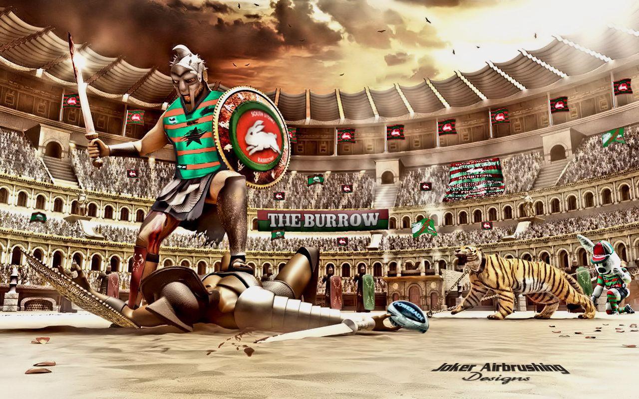 South Sydney Rabbitohs V2 Mousepad Deskmat