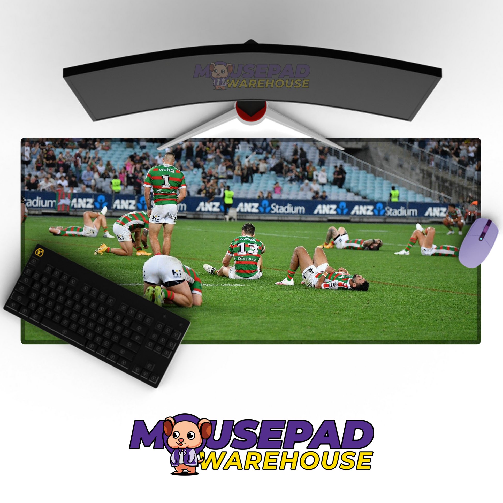 South Sydney Rabbitohs V7 Mousepad Deskmat Mockup