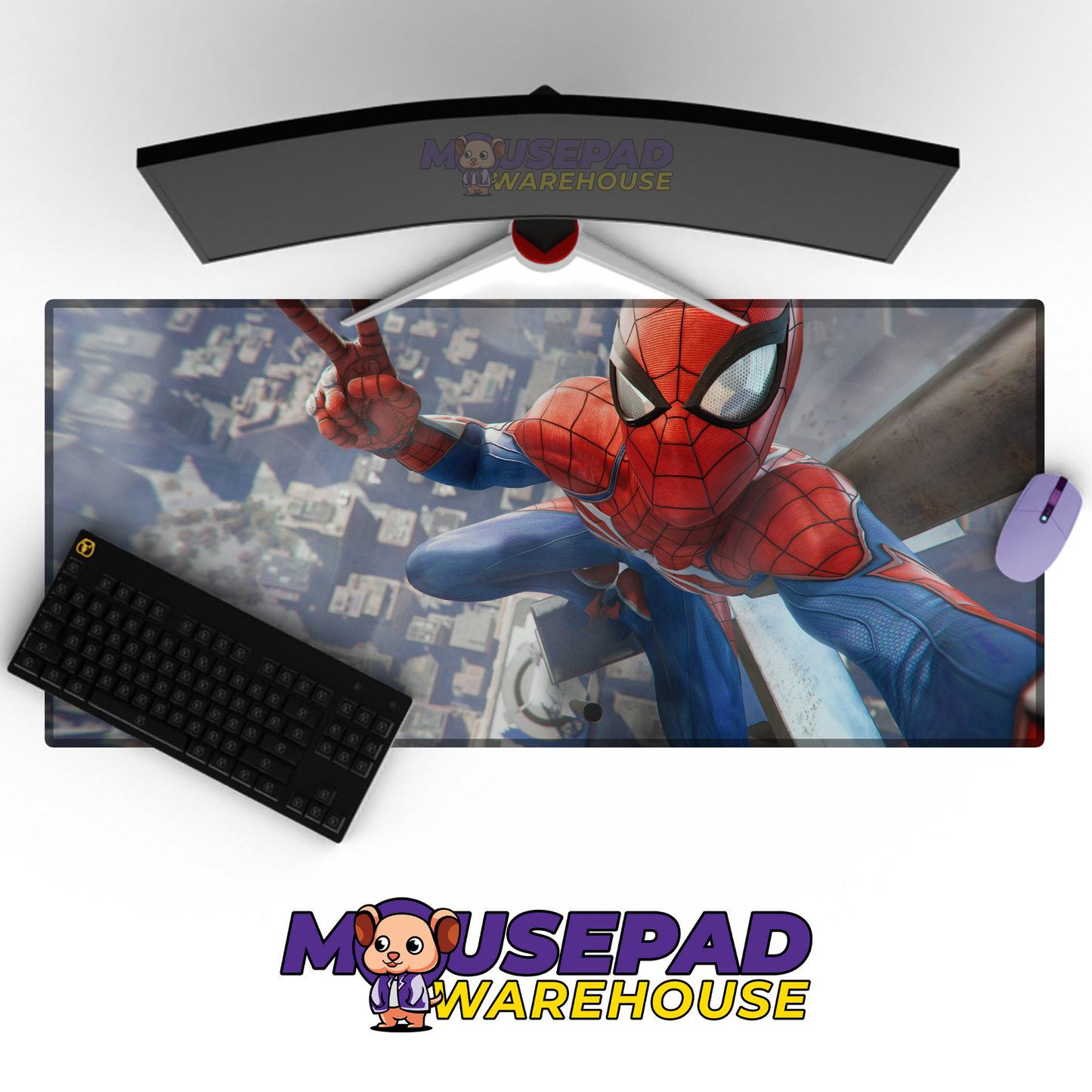 Spider Man V2 Mousepad Mockup