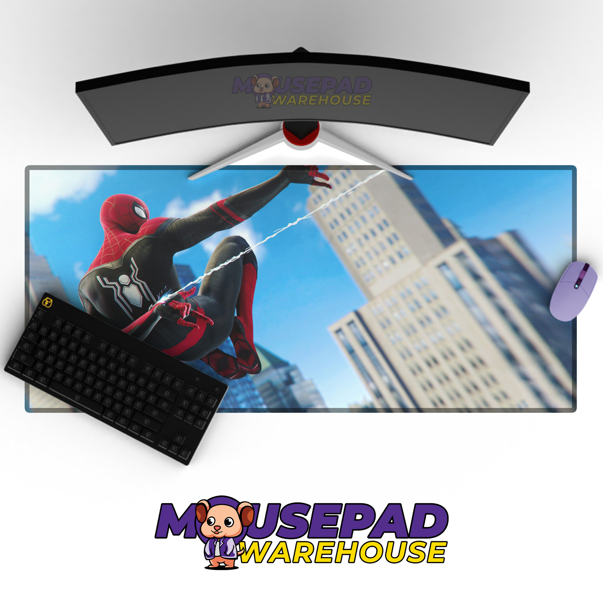 Spider Man V43 Mousepad Mockup