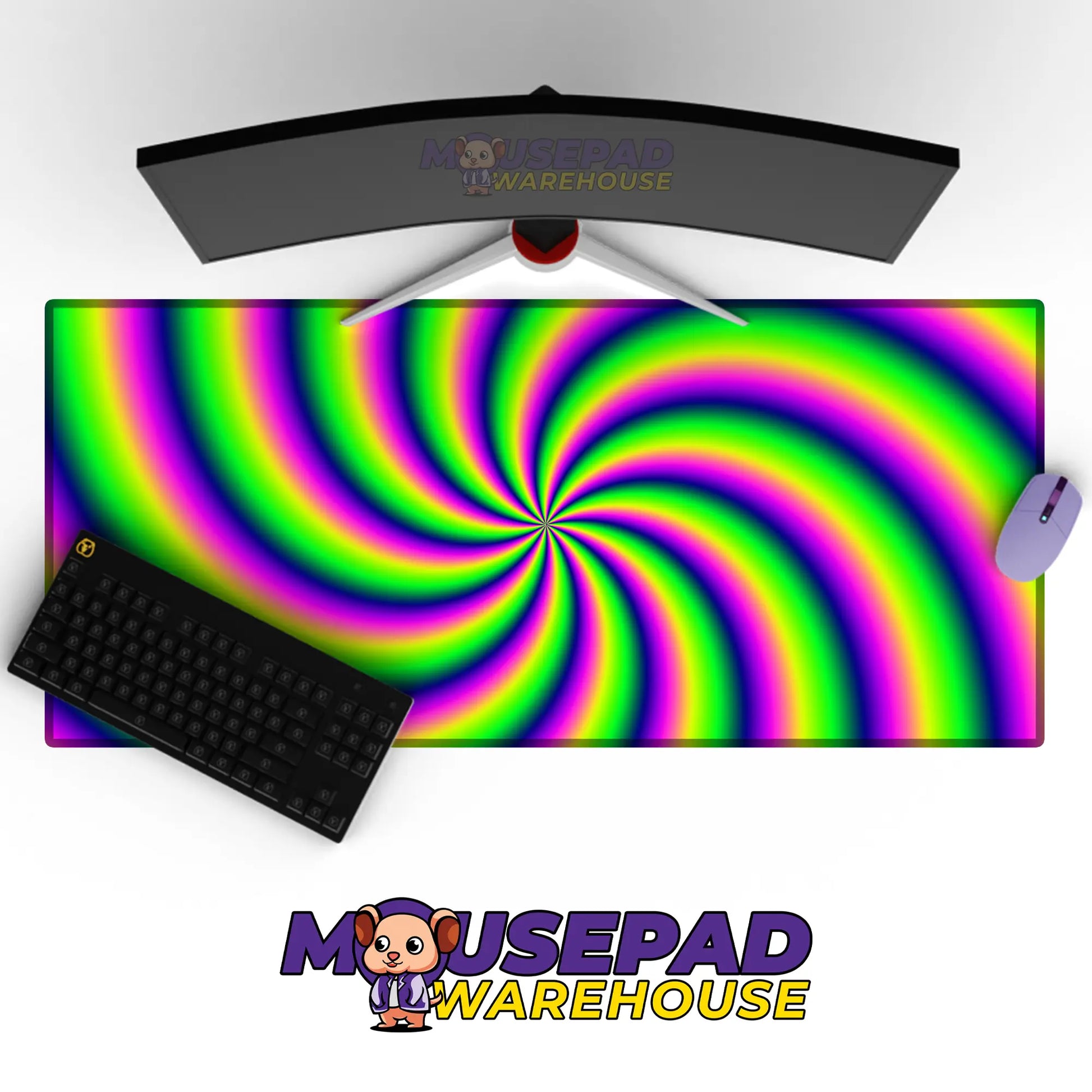 Spiral Pattern Mousepad 1010031 - Mousepad Warehouse