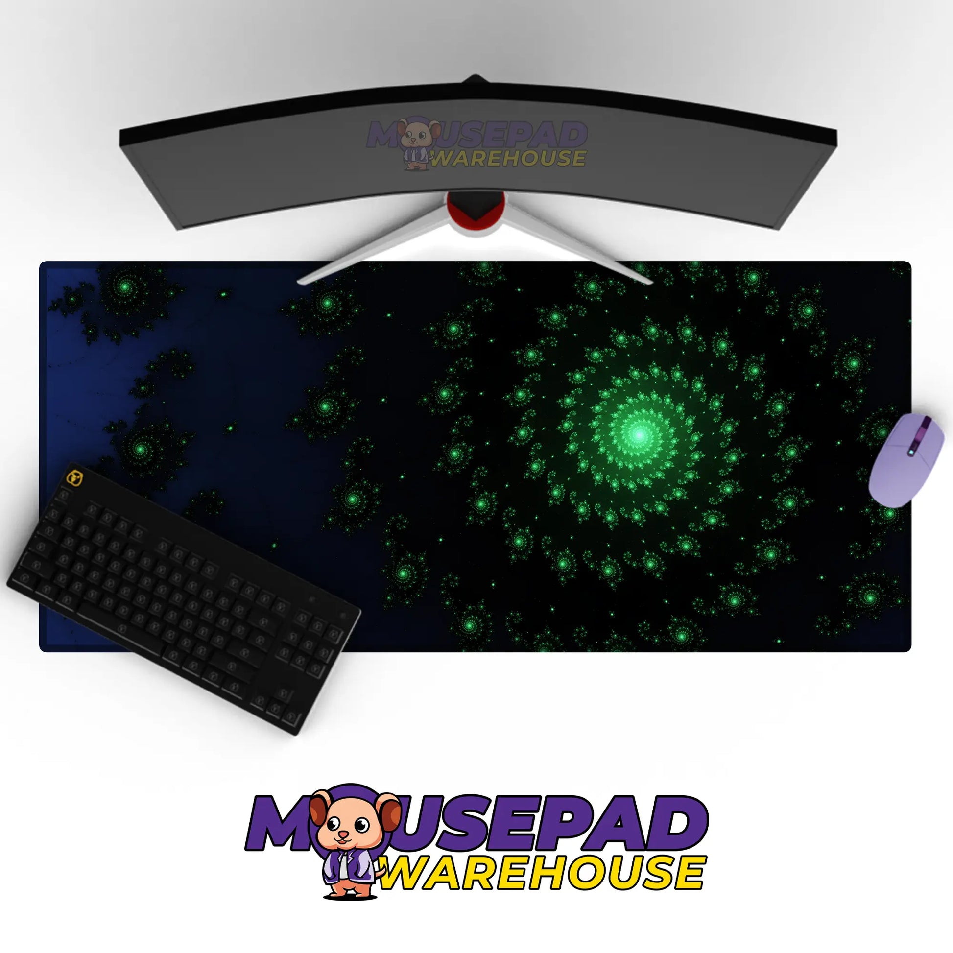 Spiral Pattern Mousepad 206307 - Mousepad Warehouse