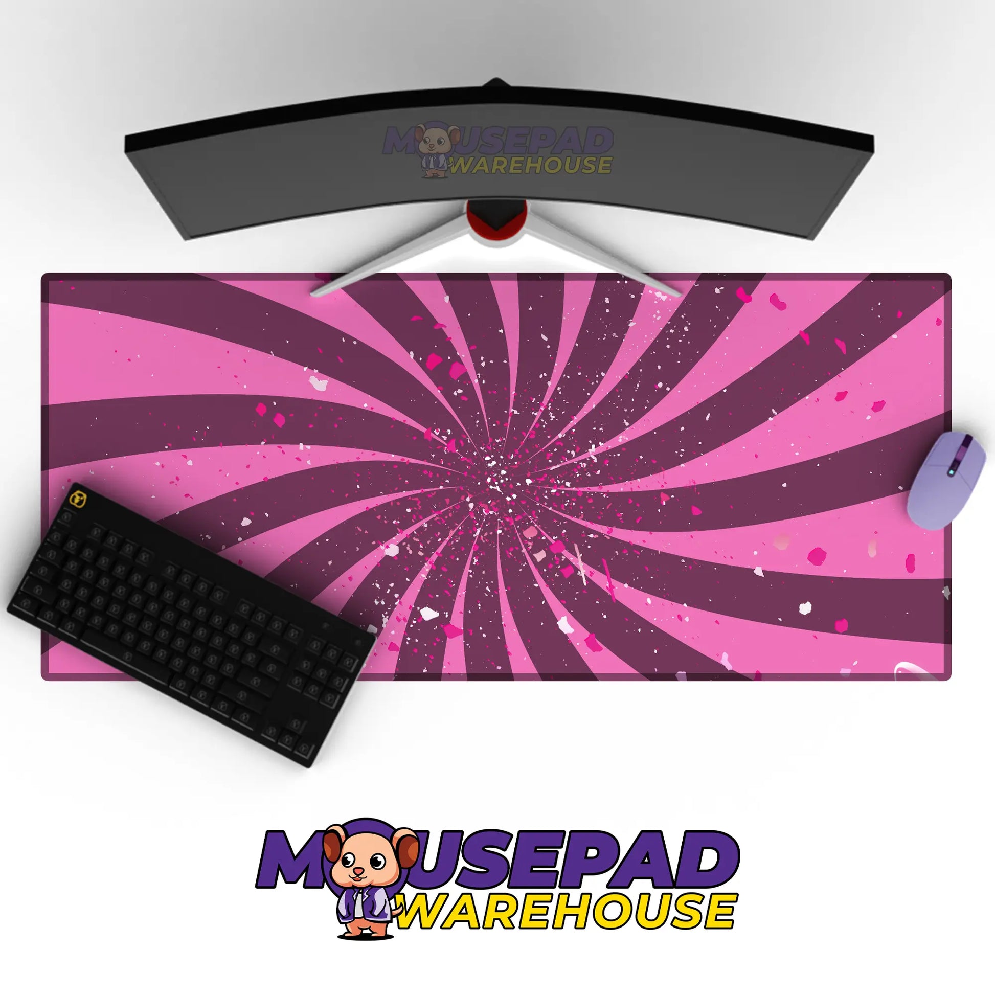 Spiral Pattern Mousepad 930578 - Mousepad Warehouse