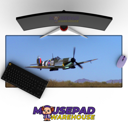 Spitfire WWII V10 Mousepad Deskmat Mockup