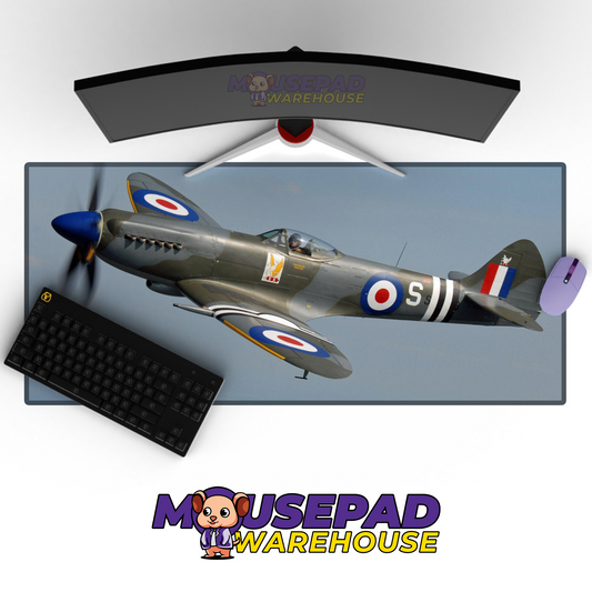 Spitfire WWII V16 Mousepad Deskmat Mockup