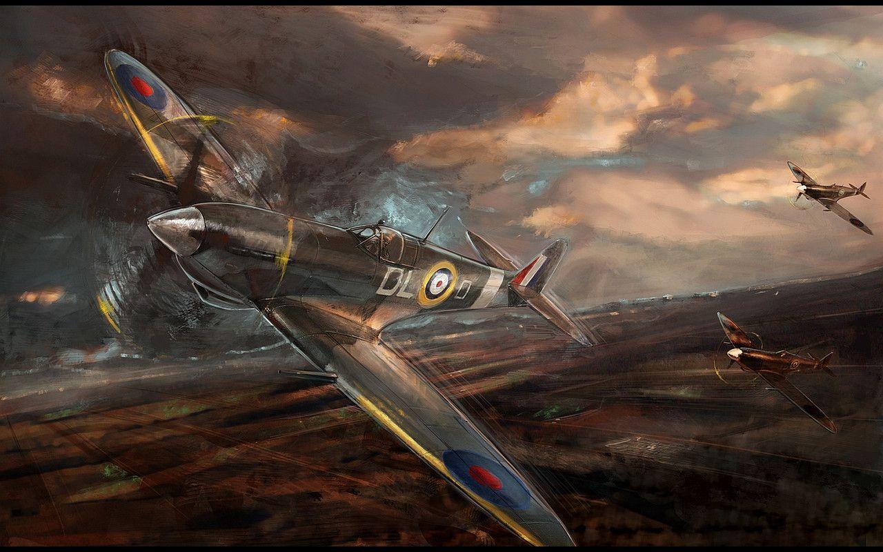 Spitfire WWII V18 Mousepad Deskmat
