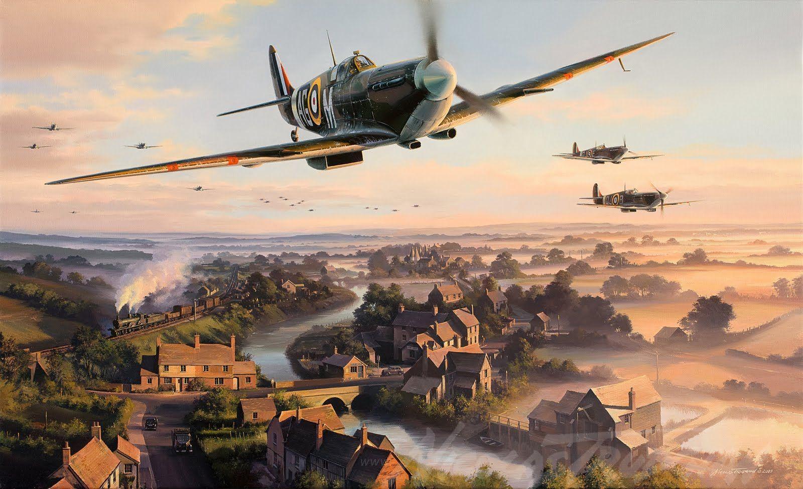 Spitfire WWII V21 Mousepad Deskmat