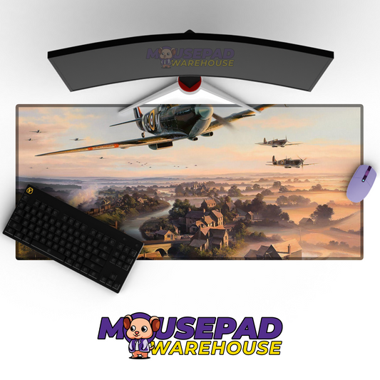 Spitfire WWII V21 Mousepad Deskmat Mockup