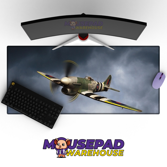 Spitfire WWII V24 Mousepad Deskmat Mockup