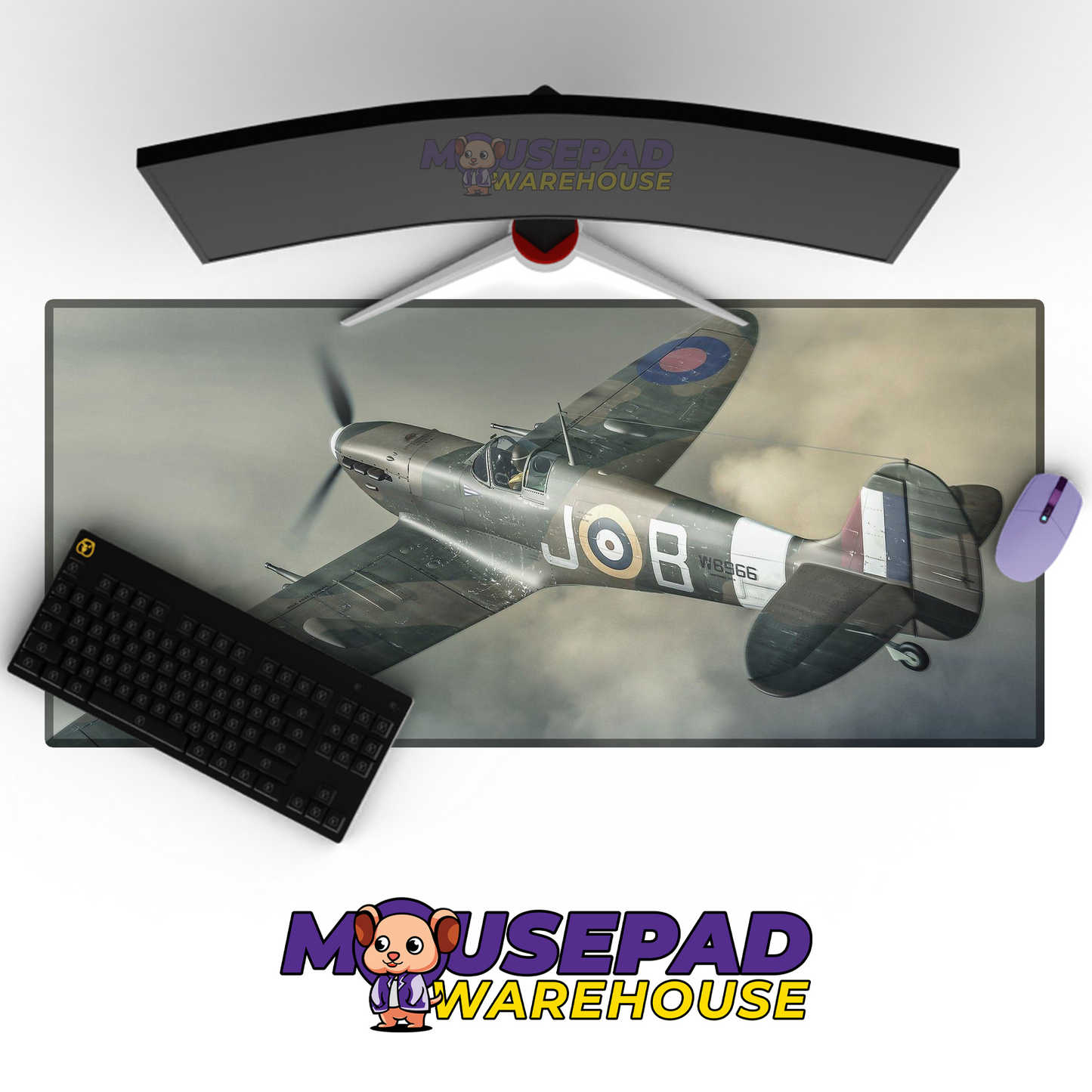Spitfire WWII V5 Mousepad Deskmat Mockup