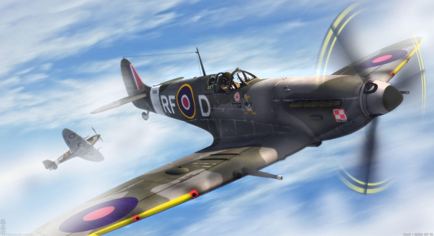 Spitfire WWII V7 Mousepad Deskmat