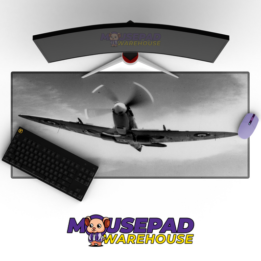 Spitfire WWII V9 Mousepad Deskmat Mockup