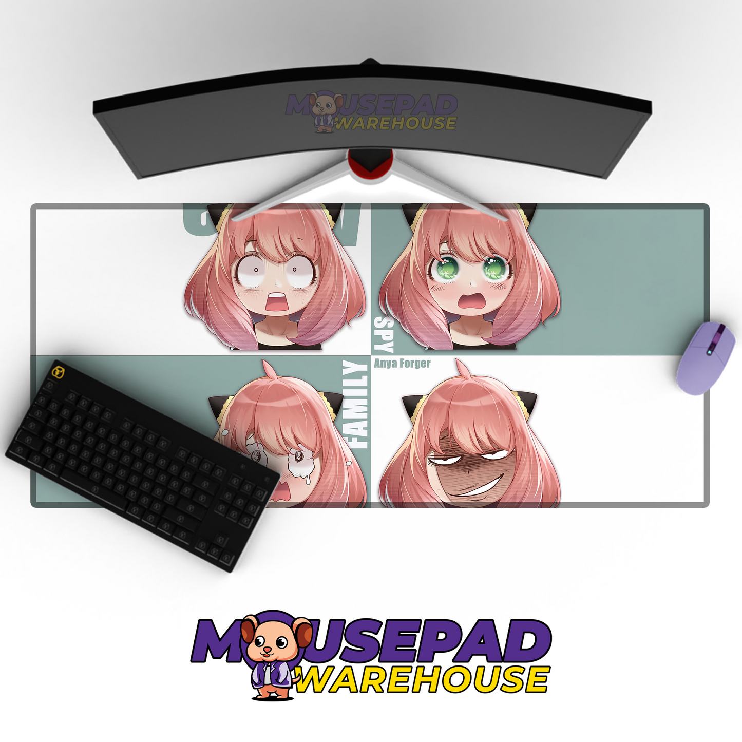Spy x Family V2 Mousepad Mockup