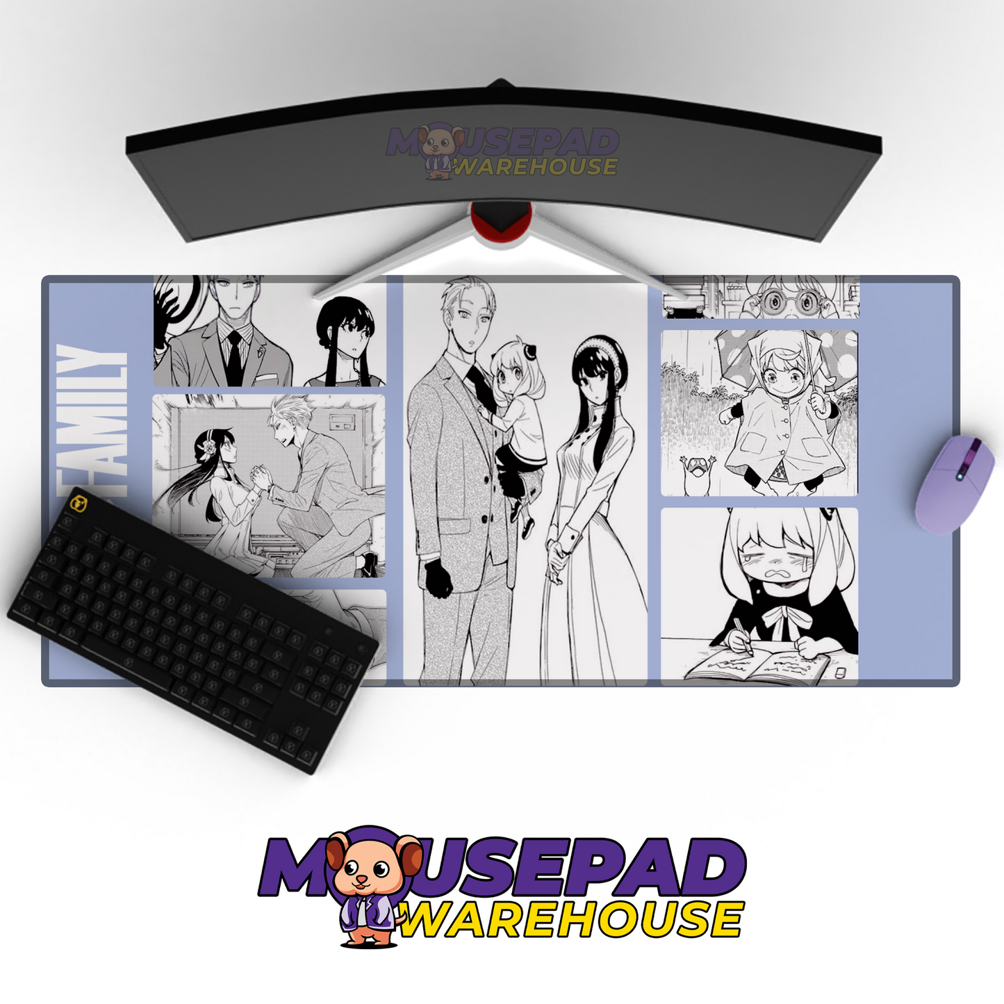 Spy x Family V30 Mousepad Mockup
