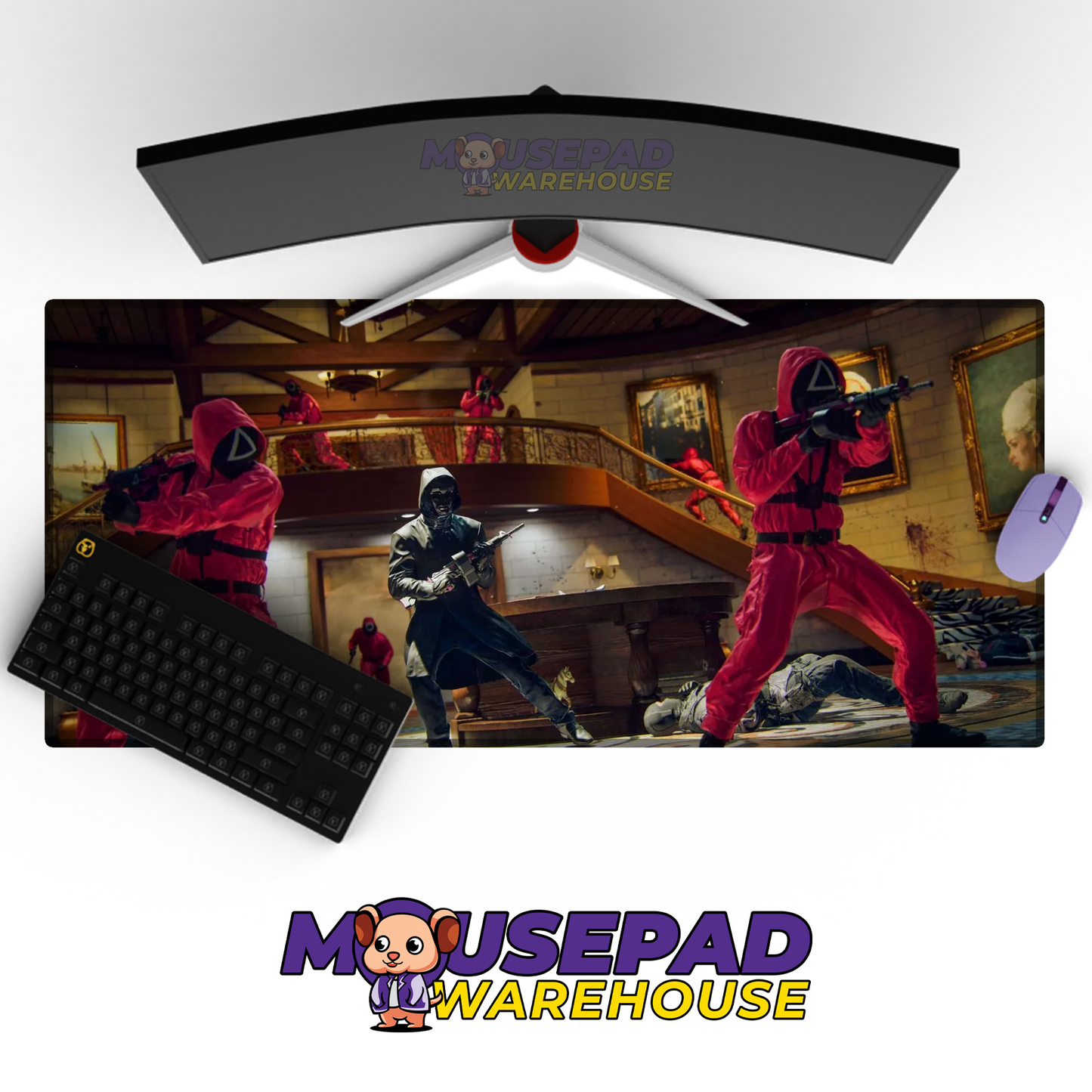 Squid Game V12 Mousepad Mockup