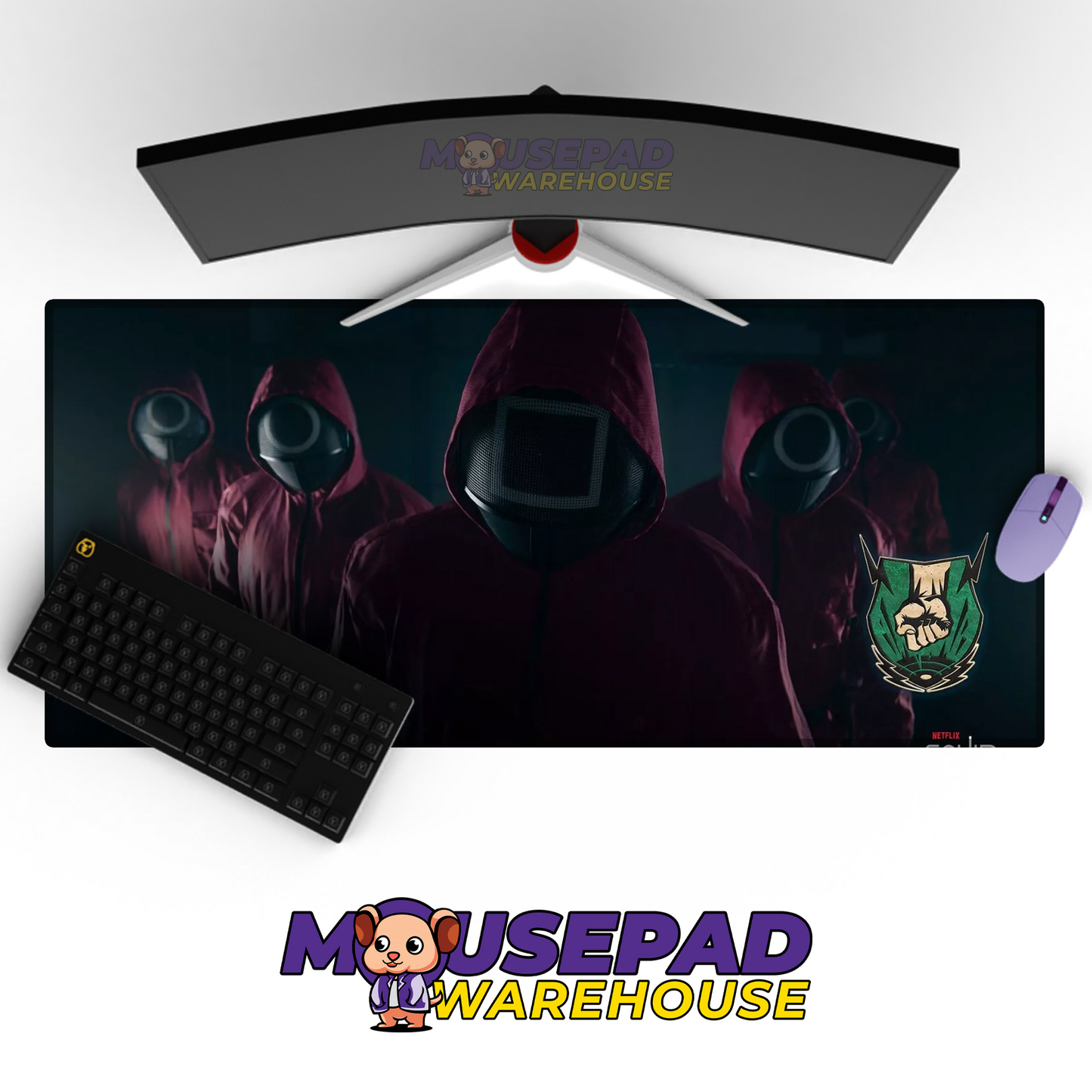 Squid Game V6 Mousepad Mockup