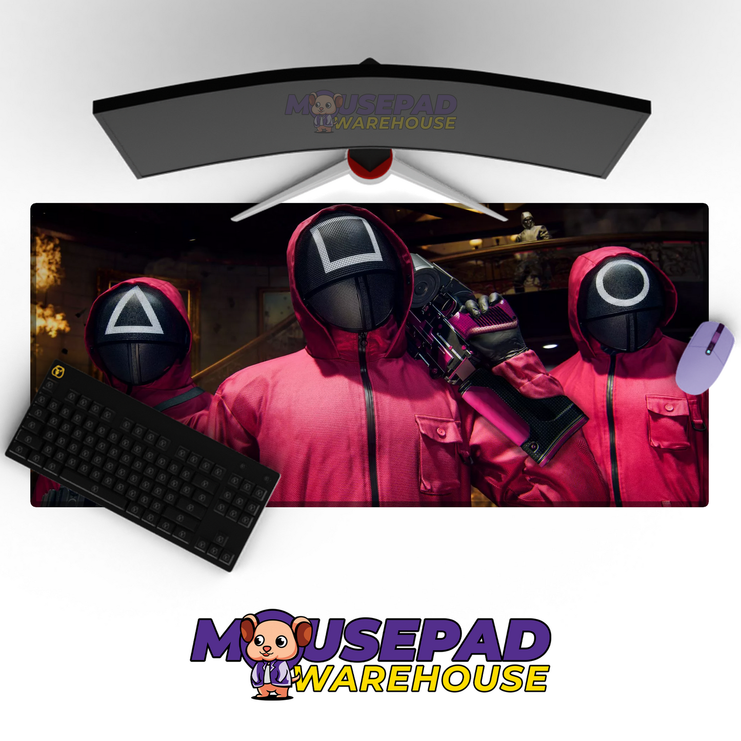 Squid Game V7 Mousepad Mockup