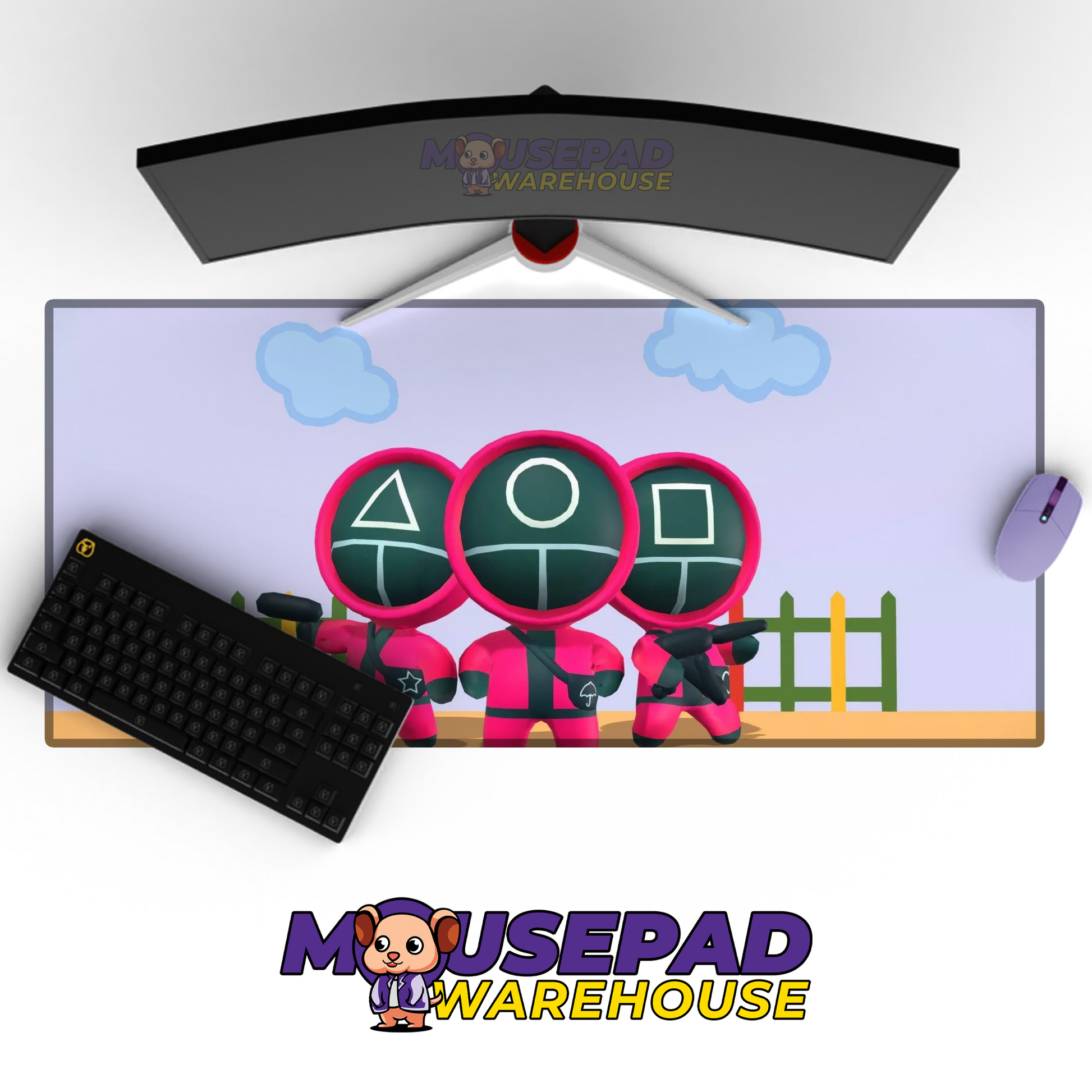 Squid Game V8 Mousepad Mockup