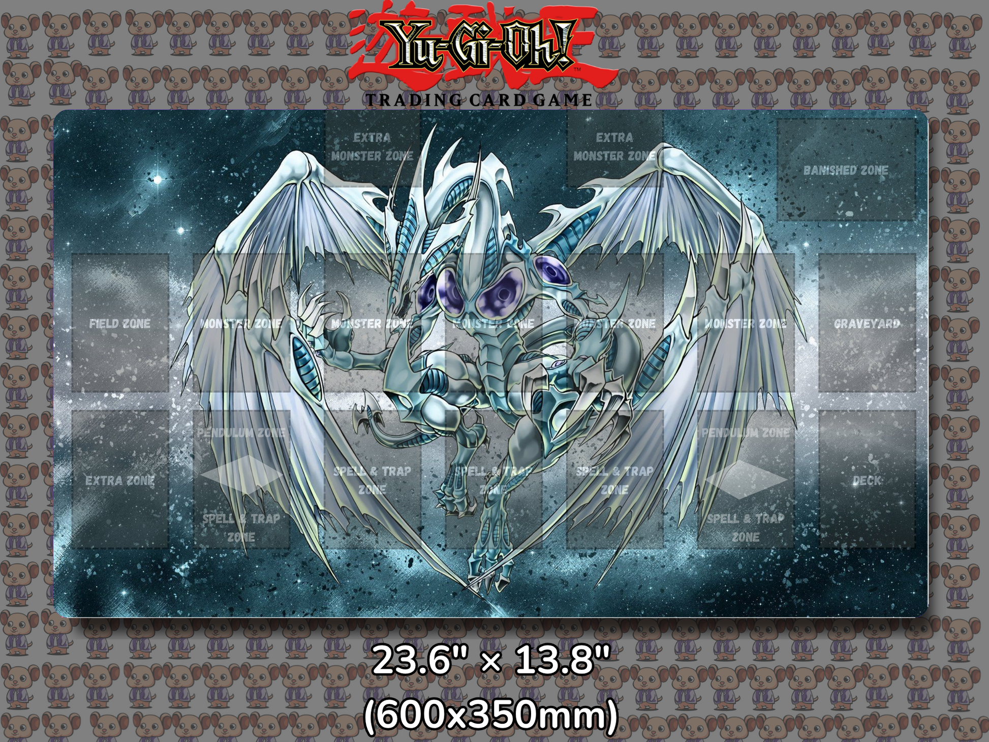 Stardust Dragon Yu Gi Oh Card Game Playmat Mockup