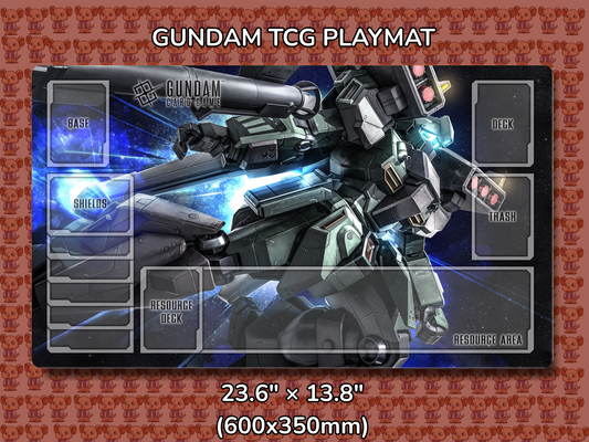 Stark Jeghan Gundam TCG Playmat Mockup