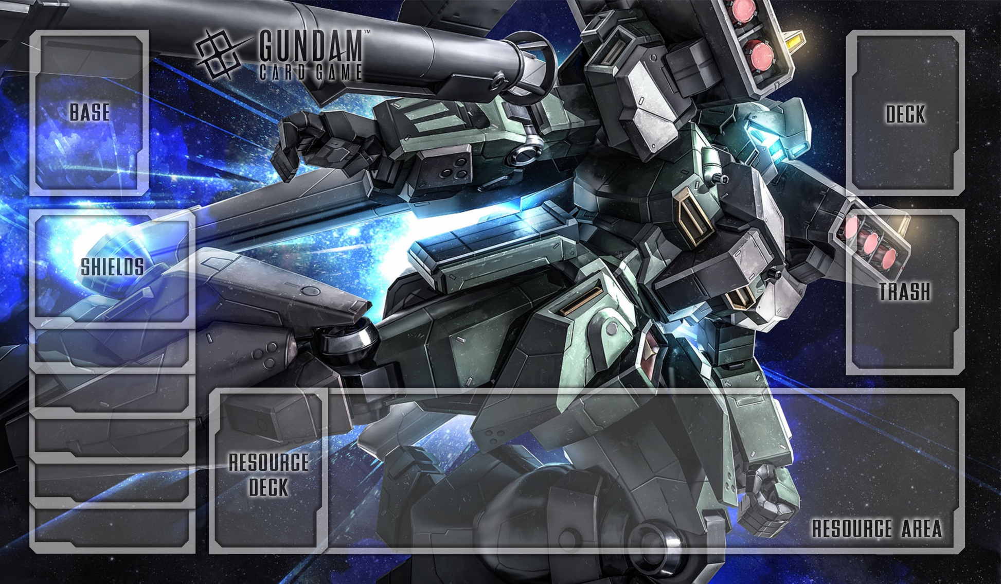 Stark Jeghan Gundam TCG Playmat