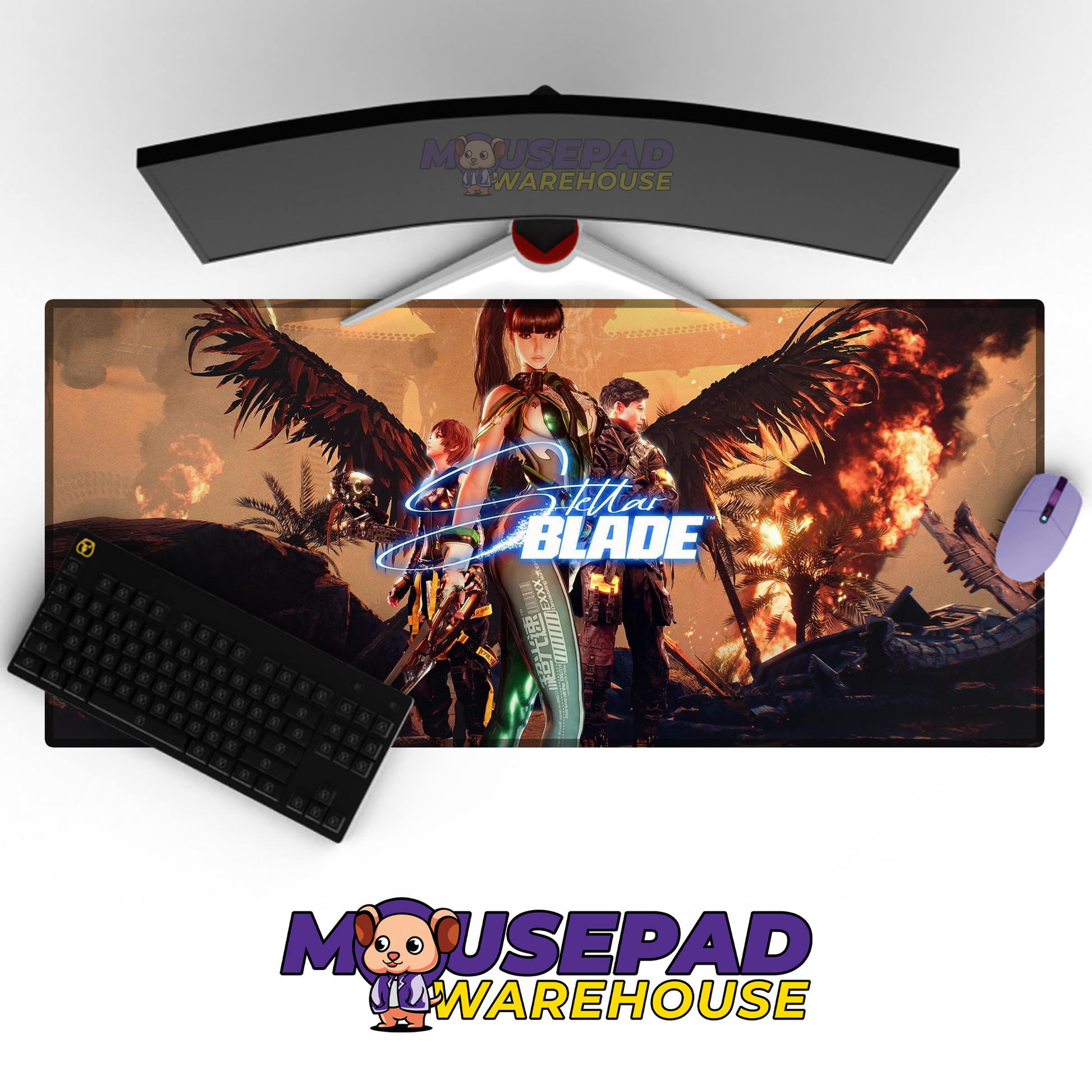 Stellar Blade V10 Mousepad Mockup