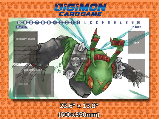 Stingmon Digimon Card Game Playmat Mockup