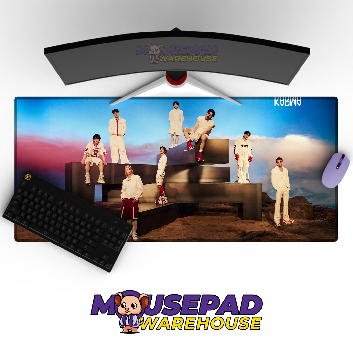 Stray Kids V13 Mousepad Mockup