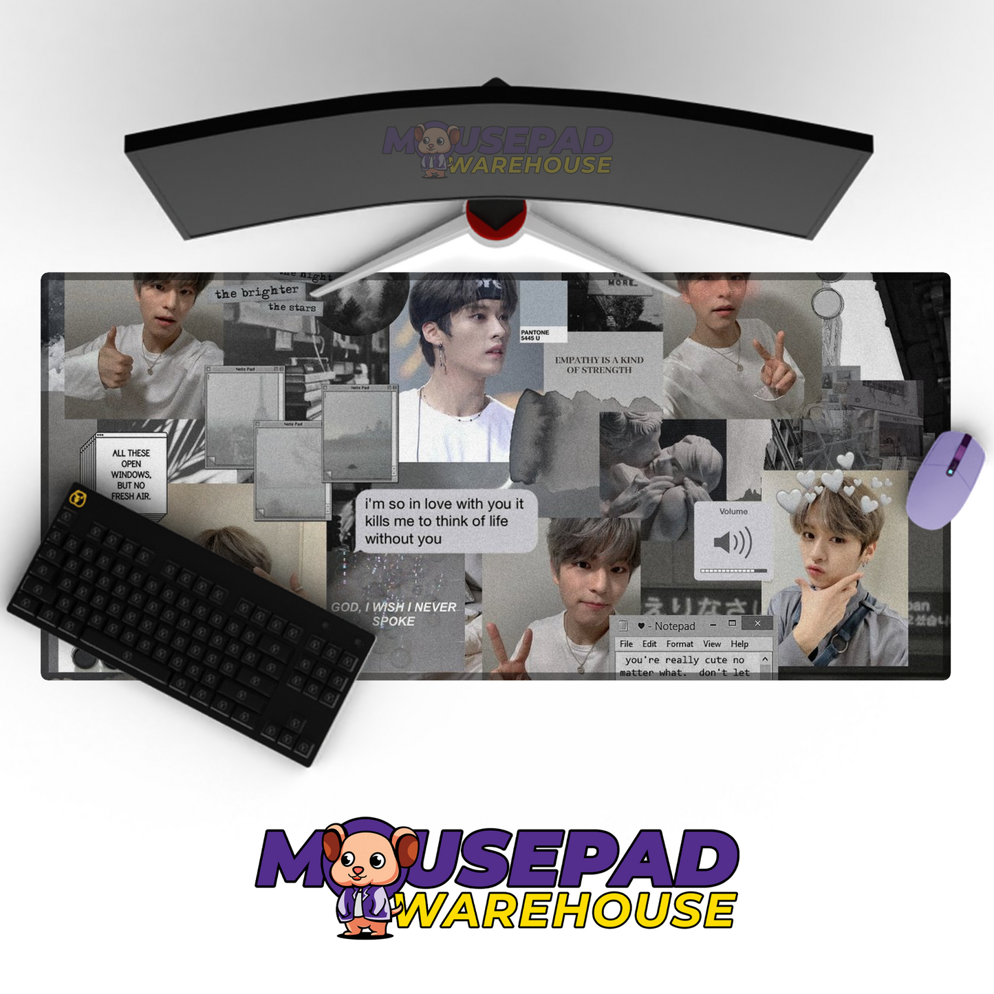 Stray Kids V15 Mousepad Mockup